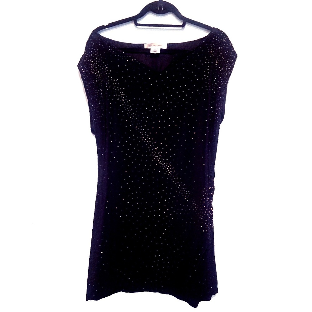Gerard Darel Black Silk Dress